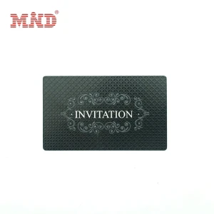 Stainless Steel VIP Metal Business Card Printing With Chip