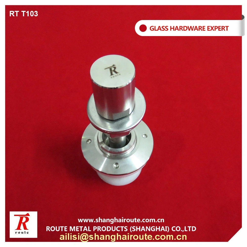 Stainless steel wall fitting glass connector bolt countersunk spider routel