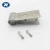 Import standard size square shape stainless steel pipe connector accessories toilet cubicle partition fittings from China