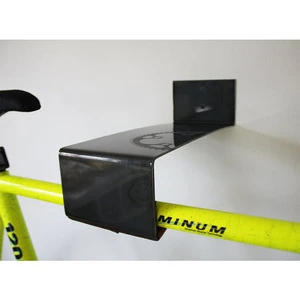 Steel wall mounted modern bike clip bicycle shelf storage rack