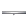Strip Floor Drain 304 Stainless Steel Odor-resistant With Tile Insert Grate Invisible Shower Drain Brushed Nickel