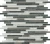 Import Strip natural marble mix crystal clear glass mosaic wall tile Foshan decorative indoor stone and glass mosaic from China