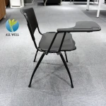 Student Conference Furniture Ergonomic School Chair With Writing Pad