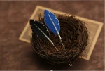 Stylish Simple Silver Feather Men Metal Necktie Tie Bar Clasp Clip Clamp Pin