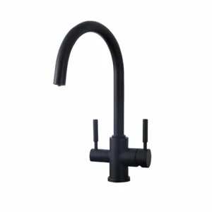 Supplier 304 stainless steel purifier faucet 3 way kitchen faucet for drinking water RO water faucet