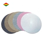 Table Decoration & Accessories Round PVC Table Mats Placemat