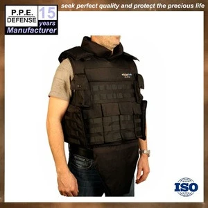 Tactical bulletproof vest with groin protection supplies