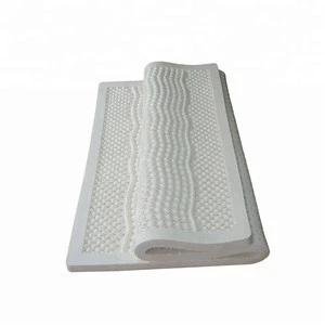 Thailand 100% natural mattress sheet seven zones foam