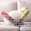 The new dog grinding stick sounds resistant to biting pet toys two-color plush sound dog toys