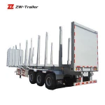 Timber 60 Tons Used Wood Transport Truck Trailer