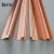 Import toco round king polished metal tile trim guangzhou matte finish metal trim tile wall sticker trim from China