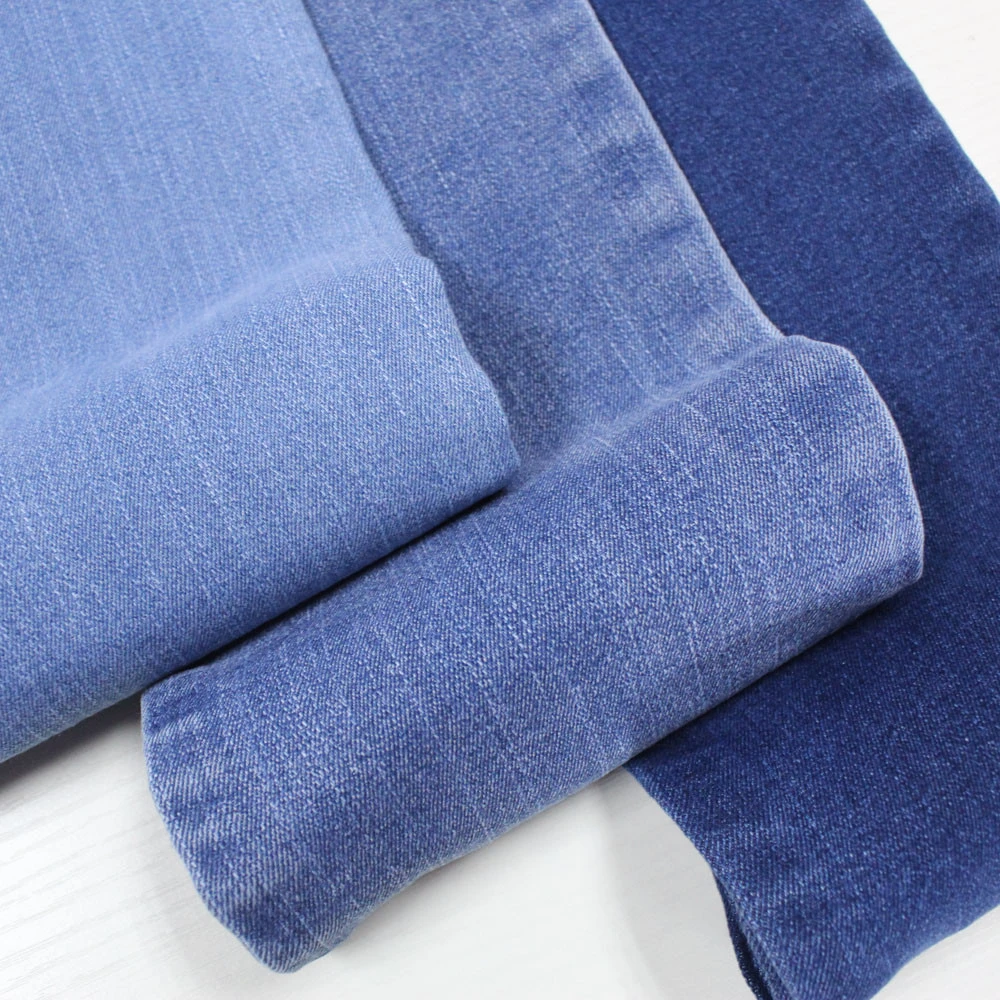 Top quality blue woven denim fabric