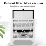 Top Quality Factory Non Noise Electric Vacuum Table Nail Dust Collector 80w Nail Dust Extractor For Nails