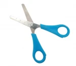 top selling colorful handle child school scissors safe 5.25" paper scissors