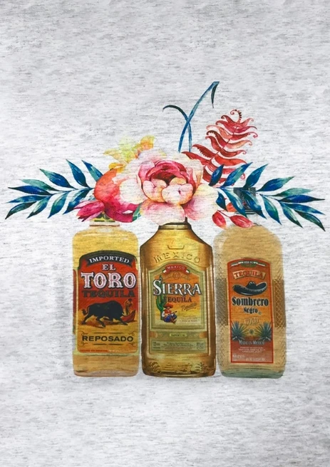 Toro Tequila Mexico Sierra Tequila Sombrero T-Shirt