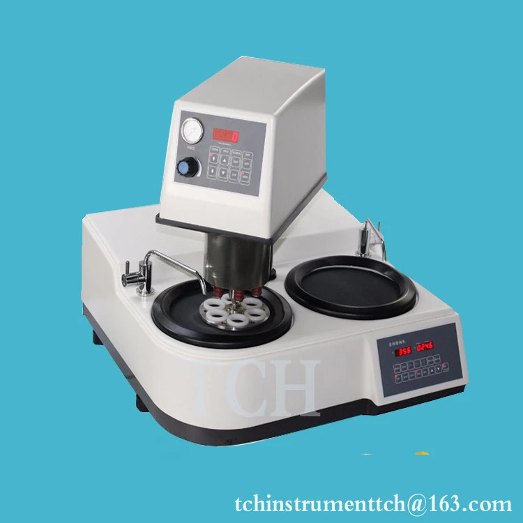 Touch Screen Double Discs Automatic Grinding and Polishing Machine , Grinder and polisher