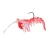 TPR Soft Shrimp 5cm/7cm/10cm Fishing Lure Bionic Artificial Shrimp Bait With Lead Sea Fishings Tackle