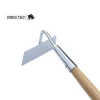 Traditional Handheld Draw Hoe Garden Tools SS Blade Heavy Duty Weeding Hoe With Ash Wood Long Handle