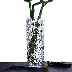 transparent glass vase hydroponic green radishes flower implement small fresh dried flower