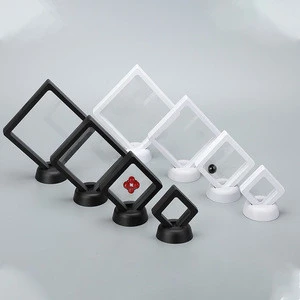 Transparent Jewelry Displays Stand 3d Floating Jewelry Packaging Box Display