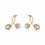 Import trendy drop fashion pearl flower 2021 design earring from China