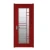 Import trendy style New PVC main timber flush glass door design wholesale from China