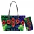 Import Tropical Red Hibiscus Flower Polynesian Samoa Tribal All Over Print Ladies Handbags And Purses Set Wholesale High Quality PU Bag from China