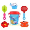 TT071129 New Arrival Beach Bucket Summer Plastic Beach Sand Toy Set,Outdoor Summer Beach Toys for Kids