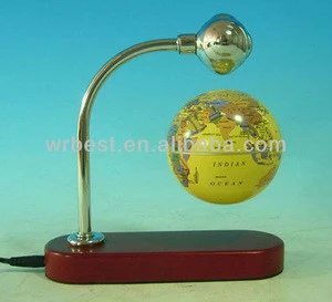 Unique Christmas Promotional Floating Globe Gifts/ Magic Plastic Revolving Earth Globe Crafts W8009