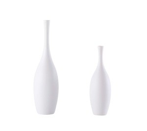 Unique hand curved table centerpieces decoration wholesale ikebana vases ceramic vase for wedding bouquet