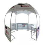 Unique round clear igloo wedding geodesic dome tents Dome kiosk canopy tents trade show hexagon promotional dome tent