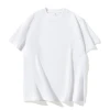 Unisex Print Plain Basic Plus Size Mens Cotton Pure Color T-shirt Custom Logo