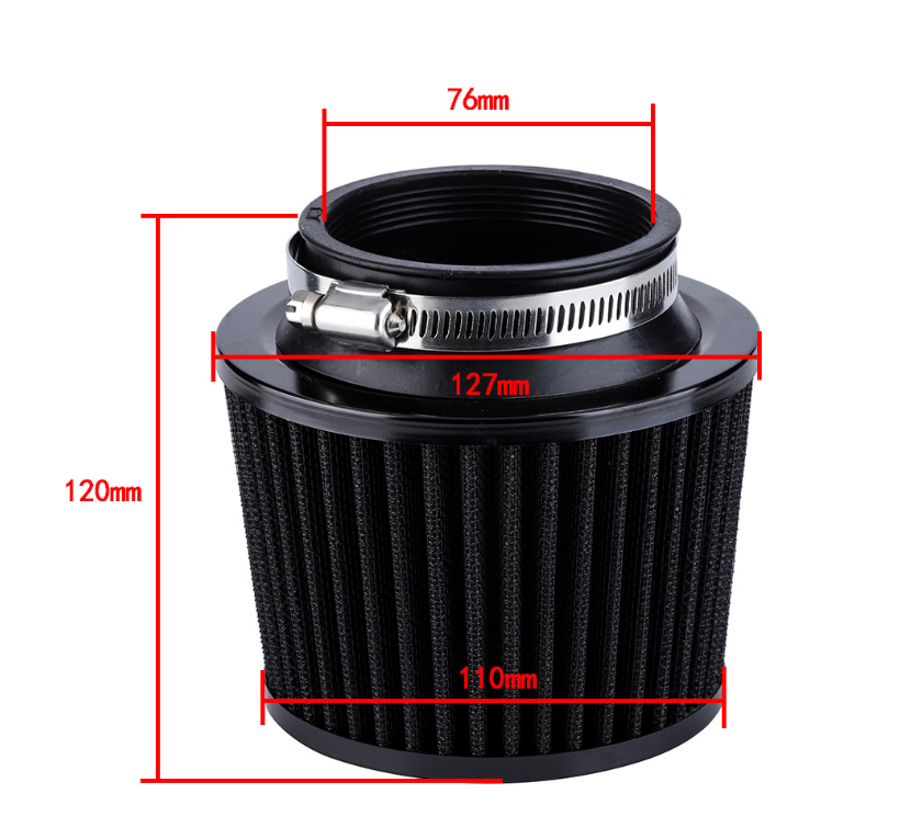 Buy Universal Air Filter High Flow Air Intake Filters 3