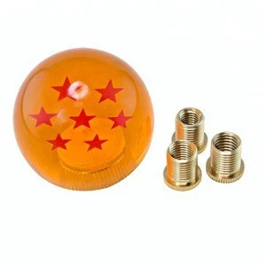 Universal Auto Dragon Ball Gear Shift Knob with 3 Adapters