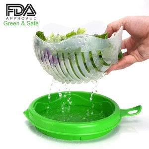 Upgraded Easy Salad Maker Chopped Fruits And Vegetables Salad Making Machine Bowl Cutter