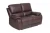 Import USA Stock Classic Leather Sofa,genuine leather sofa 2 Seater with Overstuff Armrest/Headrest, from USA