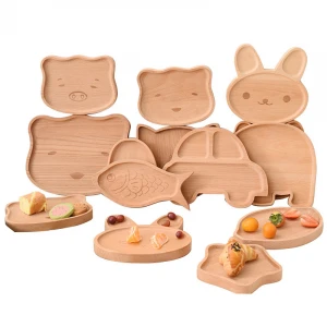 vajilla de bebe gift box cutlery style modern children dinnerware bamboo fiber tableware set