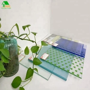 Various insulated tempered printing graphic interior ceramic silkscreen tempered glass in building