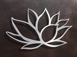 Vase Metal Craft Flowers and Garden Stakes for wall art