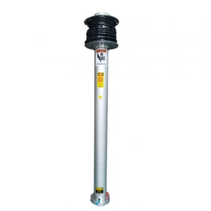 vehicle mounted 6m pneumatic LED light telescopic mast for fire truck