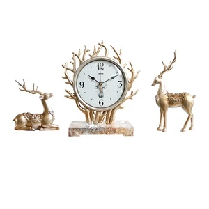 Vintage desk clock home decoration accessories pieces A1600