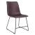 Import Vintage Industrial bistro metal leather cafe dining chair from China