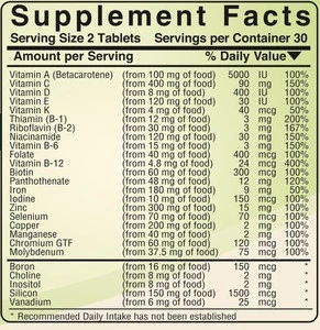 Vitamin Series (A, B, C, D, E, H, K)