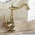 Import WANFAN Grifo Lavabo 9966F 360 Degree Rotate Single Handle Hot And Cold Water Brass Antique Basin Faucet from China