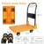Import Warehouse Decor 4 Wheels Plastic Shopping Foldable Hand Truck / Car Platform Trolley from China
