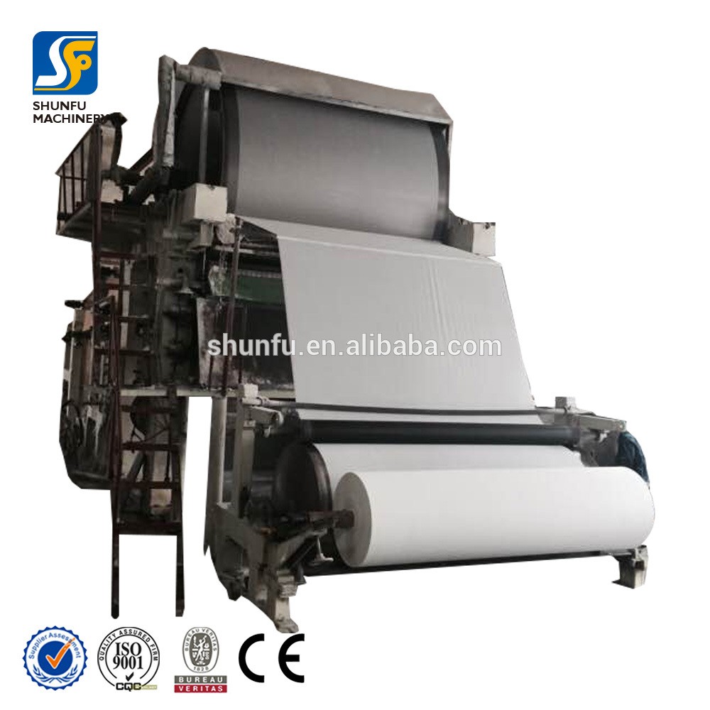 Waste Paper As Raw Material Toilet Paper Roll Core Making Machine For Small Paper Mill