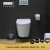 Import water saving round P trap intelligent  hanging smart toilet conceal tank with bidet from China