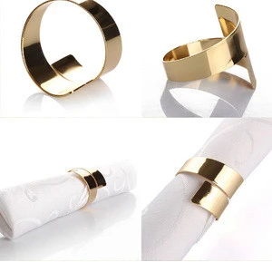 WEISDIN stock new design metal napkin ring for weddings table centerpieces