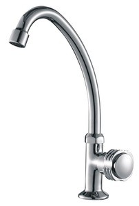 Wenzhou Brass Dual Handle Tap Wall Kitchen Faucet With Ceramic Cartridge