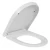 Import Western design ceramic WC plastic round toilet bowl seat cover from China